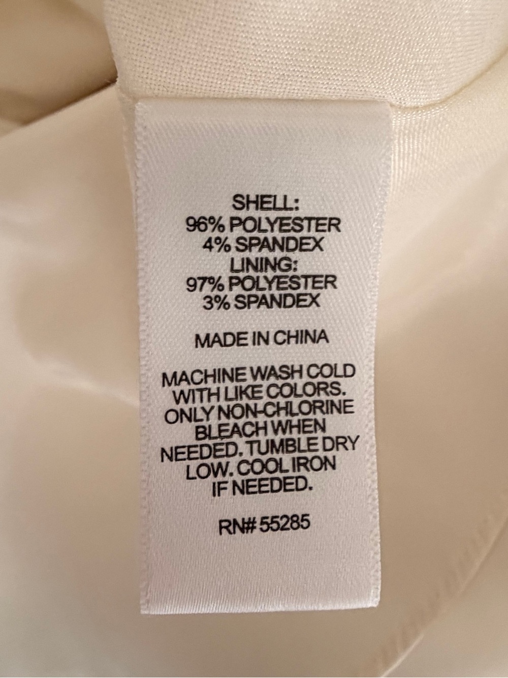 Medium - Express Ivory Sleeveless Peplum Top - VGC - Picture 7 of 9